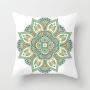 Garden Furniture Throw Pillow Cover, Retro Relax Arabic Cushion Cover/