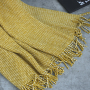 New Knitted Blanket European and American Wind Wheat Napping Blanket Cover Office Air Conditioning Sofa Blanket/