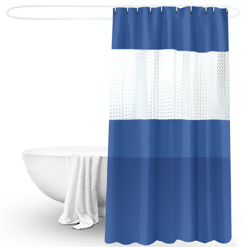 peva polyester shower curtain, hot selling cheap waterproof shower curtain
