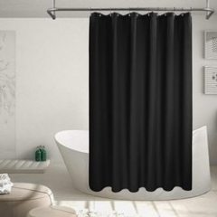 Waffle Shower Curtains Bathroom, Bright Fabric Blossom Bath Durable Waterproof  Fabric With Hooks/