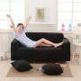 Various Designs L Shape Sofa+Cover, Wholesale Home Decoration Item 3Seats Sofa+Cover/