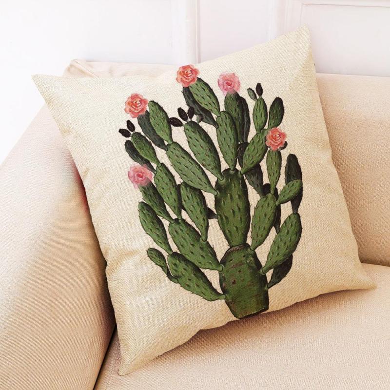 Cactus Cushions For Home Decor, 2019 New Designer Decorative Pillow Cushion Cover/
