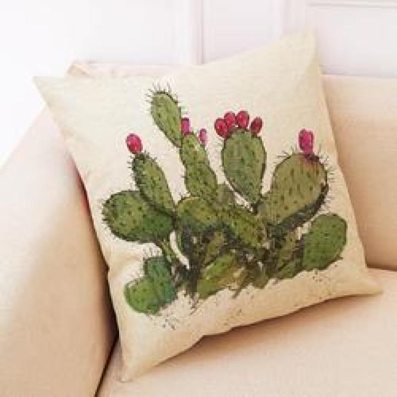 Cactus Cushions For Home Decor, 2019 New Designer Decorative Pillow Cushion Cover/