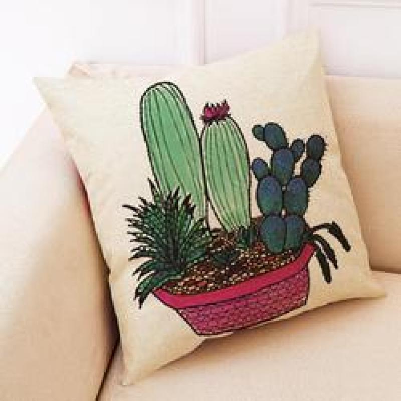 Cactus Cushions For Home Decor, 2019 New Designer Decorative Pillow Cushion Cover/