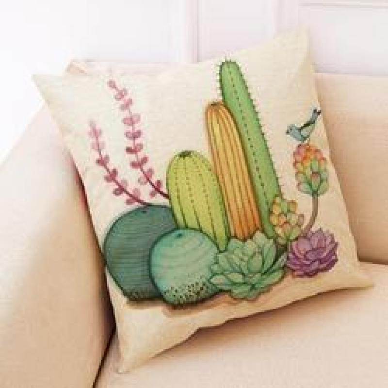 Cactus Cushions For Home Decor, 2019 New Designer Decorative Pillow Cushion Cover/
