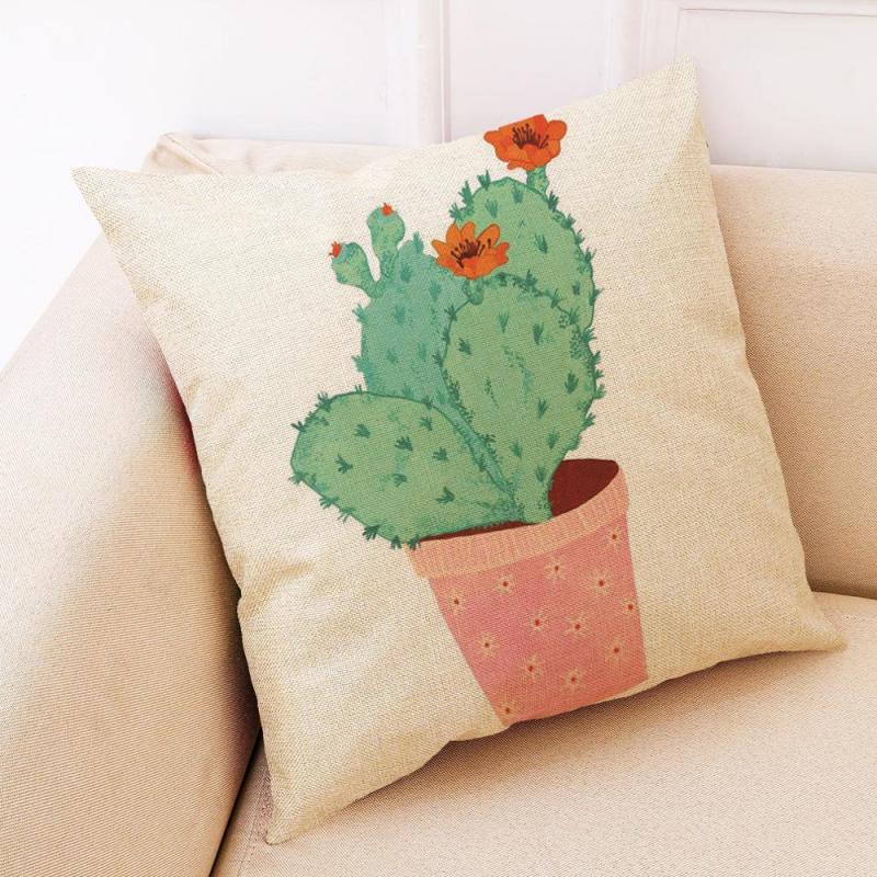 Cactus Cushions For Home Decor, 2019 New Designer Decorative Pillow Cushion Cover/