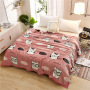 Papa&Mima thin throws blanket fleece plaids multisize bedsheet multifunctional bedspread
