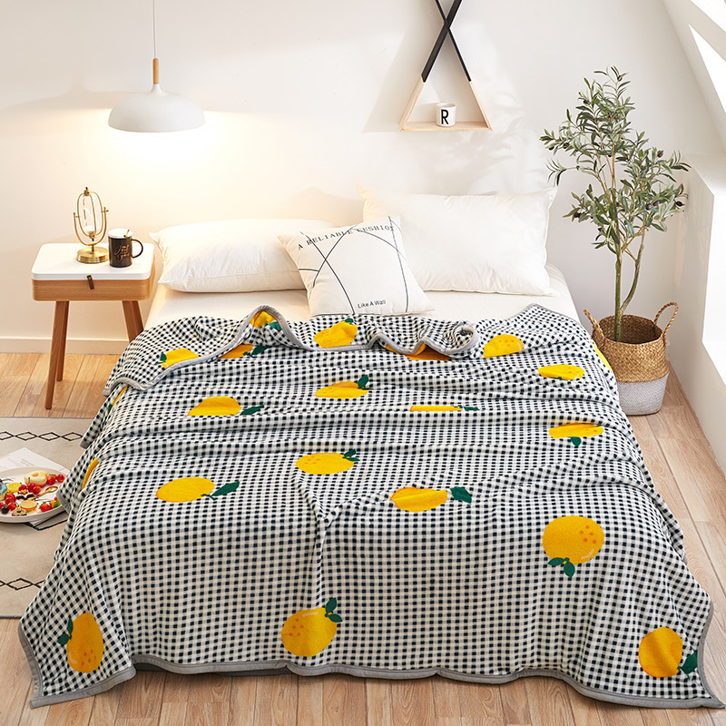 Papa&Mima thin throws blanket fleece plaids multisize bedsheet multifunctional bedspread