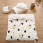 Cotton 3pcs/set Quilt For Kindergarten Children Cartoon Quilt Cover Bed Sheets Bedding Set/