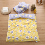 Cotton 3pcs/set Quilt For Kindergarten Children Cartoon Quilt Cover Bed Sheets Bedding Set/