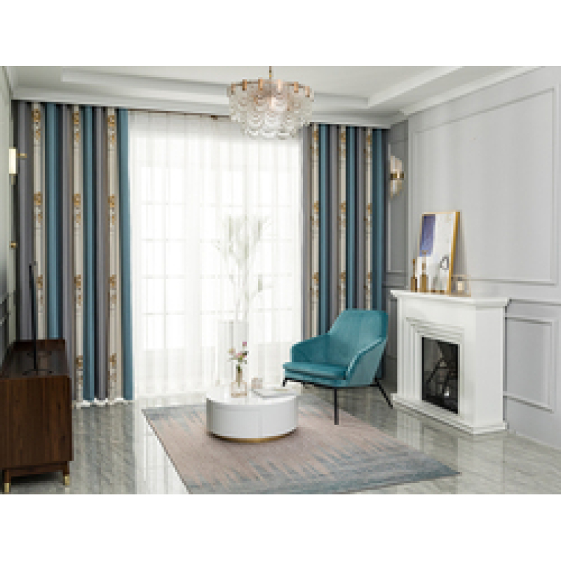 Modern Nordic Window Drapes,High Level Curtains High-precision Jacquard Curtains for Living Room #