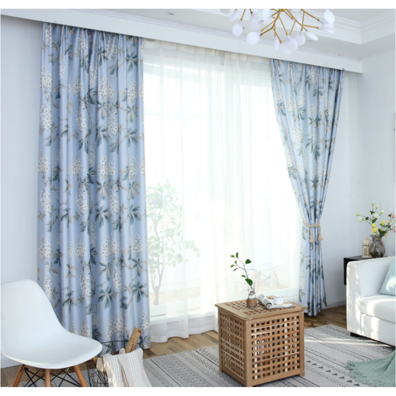 High-quality factory direct sales Blackout Curtain, Modern simplicity printing Curtain#