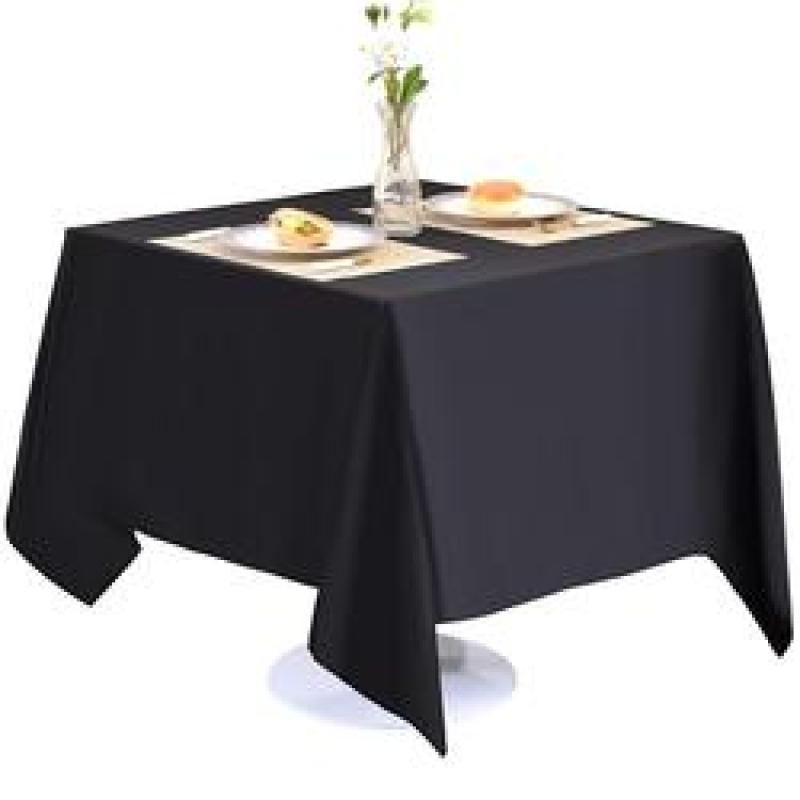 Solid color tablecloth birthday party wedding Christmas rag rectangle waterproof and oil-proof wrinkle free white tablecloth