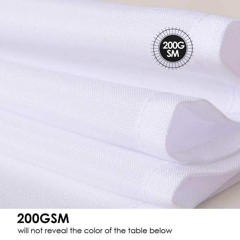 Solid color tablecloth birthday party wedding Christmas rag rectangle waterproof and oil-proof wrinkle free white tablecloth