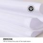 Solid color tablecloth birthday party wedding Christmas rag rectangle waterproof and oil-proof wrinkle free white tablecloth