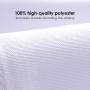 Solid color tablecloth birthday party wedding Christmas rag rectangle waterproof and oil-proof wrinkle free white tablecloth