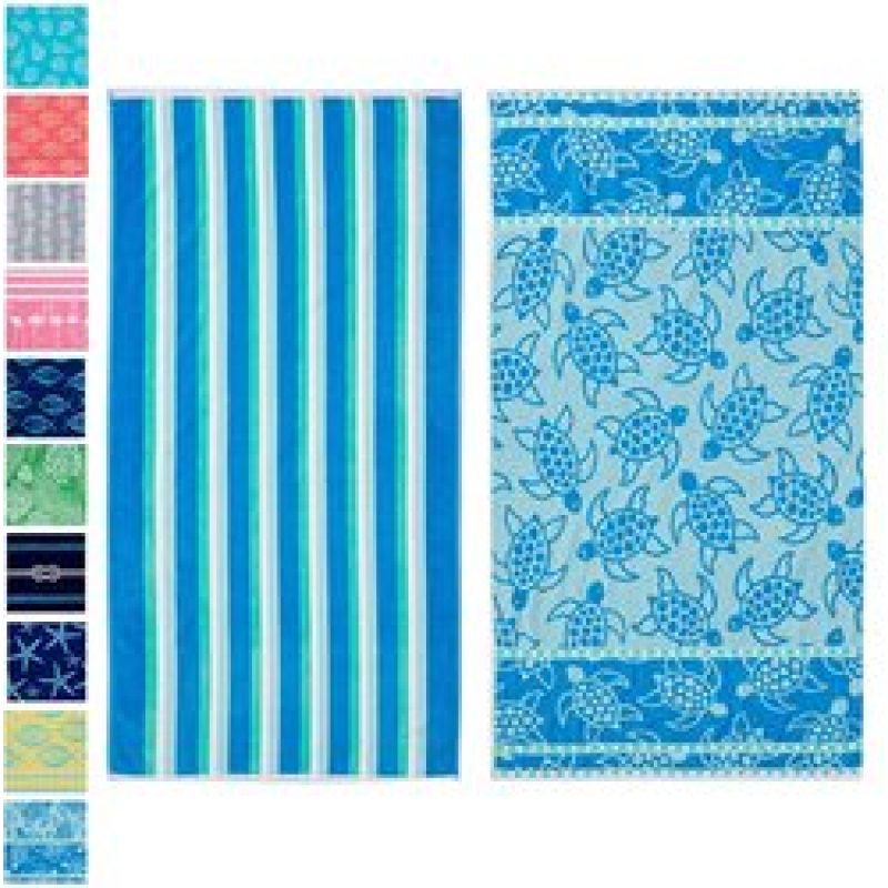 100% cotton jacquard beach towel. Soft water-absorbing quick-drying towel set/
