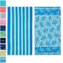 100% cotton jacquard beach towel. Soft water-absorbing quick-drying towel set/