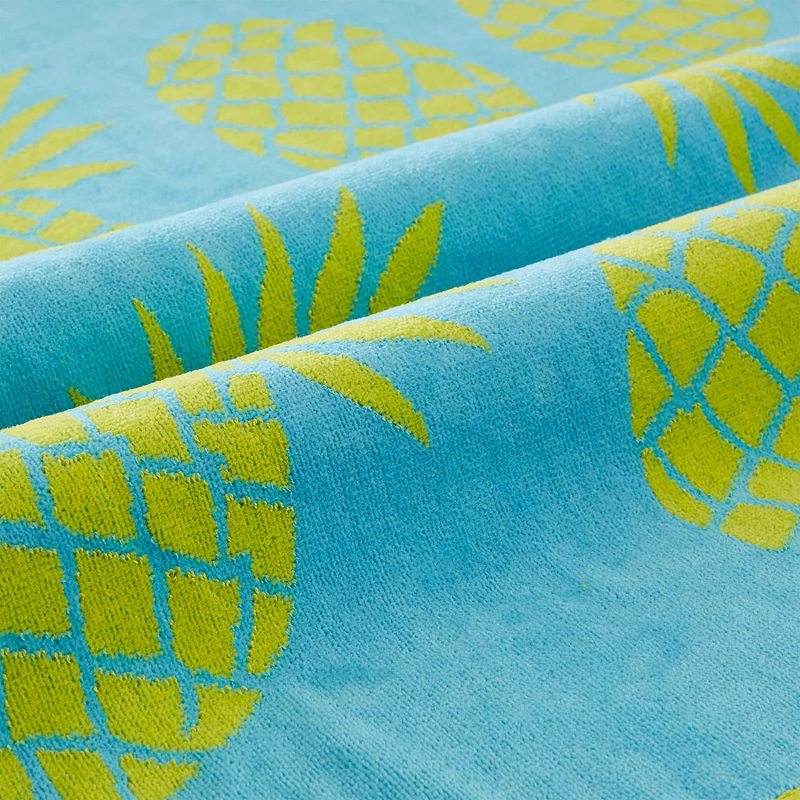 100% cotton jacquard beach towel. Soft water-absorbing quick-drying towel set/