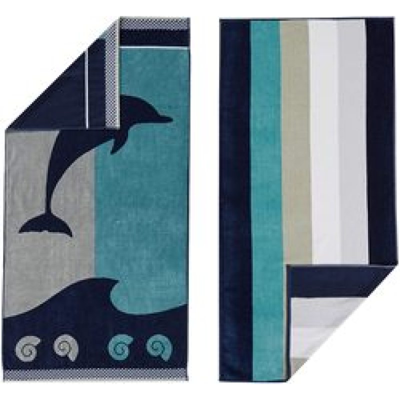 100% cotton jacquard beach towel. Soft water-absorbing quick-drying towel set/