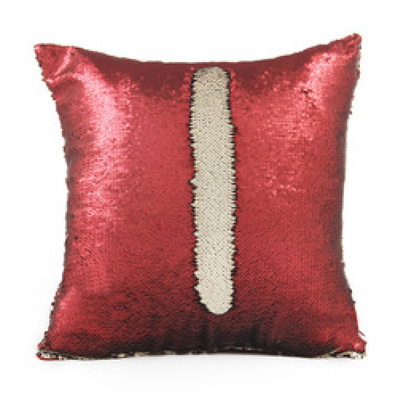 Handmade Mermaid Sequin Pillow Cover Cushion, White And Gold Pillows Home Decor Cushion/