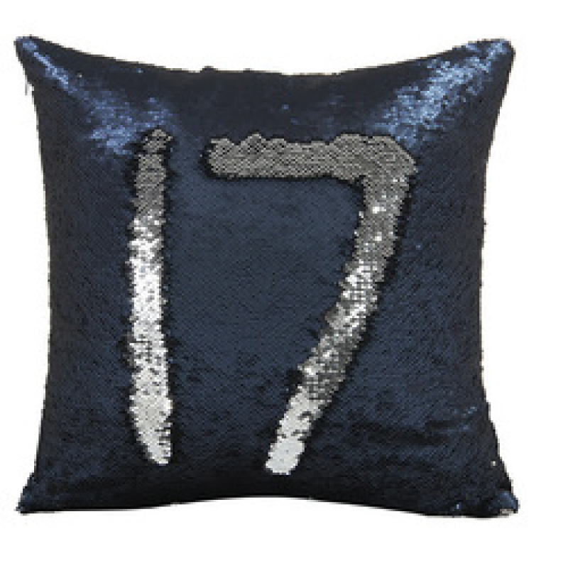Handmade Mermaid Sequin Pillow Cover Cushion, White And Gold Pillows Home Decor Cushion/