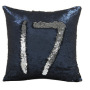 Handmade Mermaid Sequin Pillow Cover Cushion, White And Gold Pillows Home Decor Cushion/