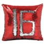 Handmade Mermaid Sequin Pillow Cover Cushion, White And Gold Pillows Home Decor Cushion/