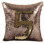 Handmade Mermaid Sequin Pillow Cover Cushion, White And Gold Pillows Home Decor Cushion/
