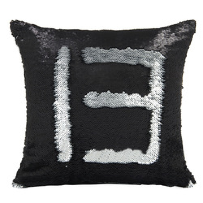 Handmade Mermaid Sequin Pillow Cover Cushion, White And Gold Pillows Home Decor Cushion/