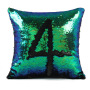 Handmade Mermaid Sequin Pillow Cover Cushion, White And Gold Pillows Home Decor Cushion/