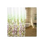 Multicolored Flowers White Thickened Mildew Waterproof Bathroom Fresh Shower Curtain