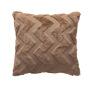 Cheap rabbit fur  plush pillowcase, solid color sofa cushion cover for sofa/