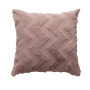 Cheap rabbit fur  plush pillowcase, solid color sofa cushion cover for sofa/