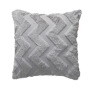 Cheap rabbit fur  plush pillowcase, solid color sofa cushion cover for sofa/