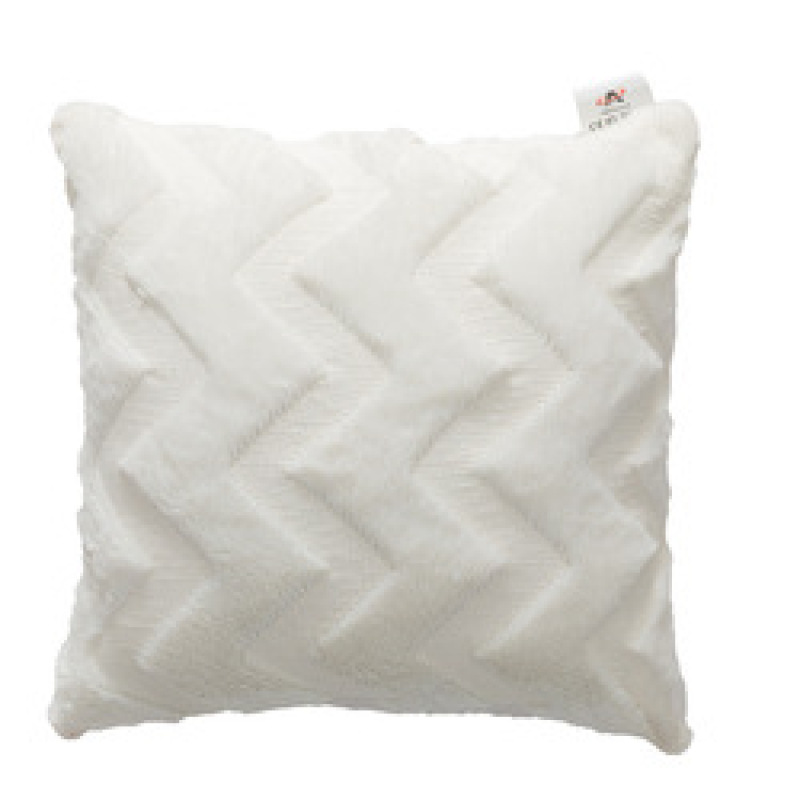 Cheap rabbit fur  plush pillowcase, solid color sofa cushion cover for sofa/
