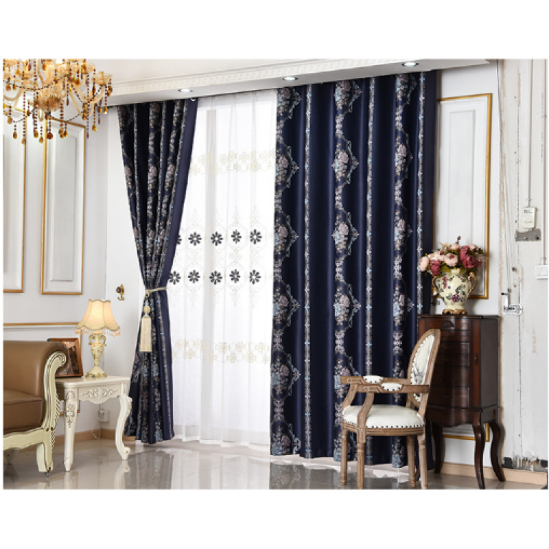 China suppliers floral window blind, New home goods church curtain*