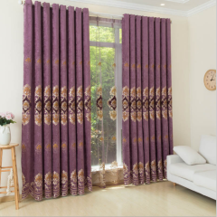 Amazon top seller 2019 ready made church curtain, Contener home embroidered sheer fabric curtain panel%