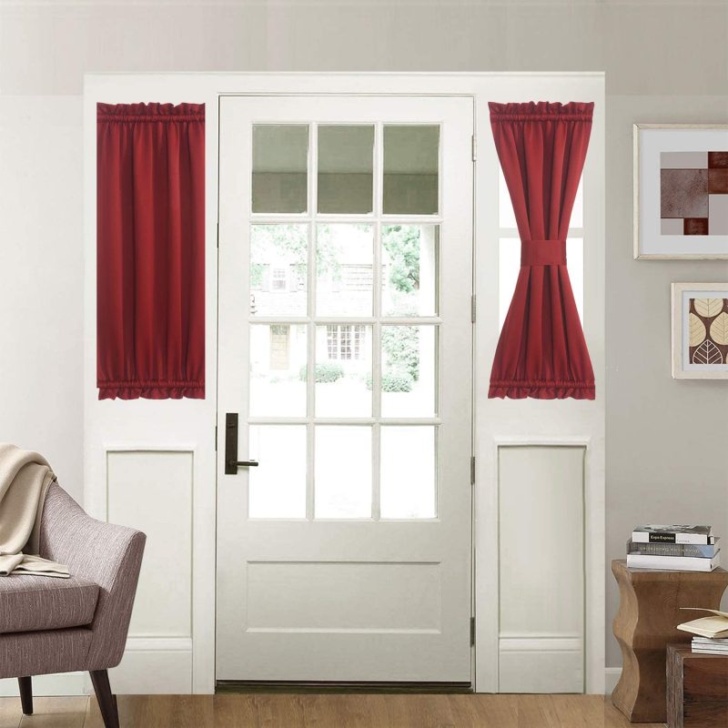 Solid Small Blackout Short Curtains For Kitchen Curtains Window ,uxury Window Curtain Home Interior Kitchen Drape/