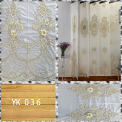 lace window embroidered curtains voile, gordijnen luxe/