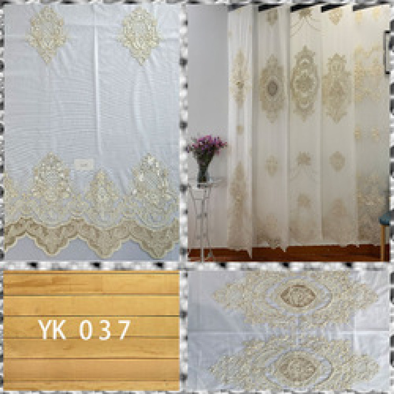 lace window embroidered curtains voile, gordijnen luxe/