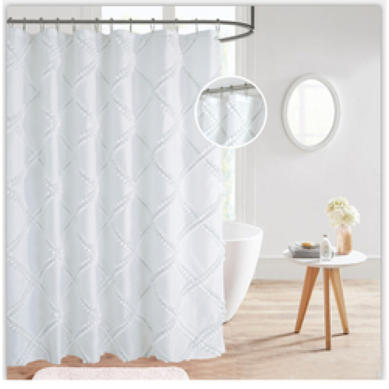 Gold Printed Geometry Shower Curtain Gold Stripe Waterproof Bath Curtains Bathroom For Bathtub Bathing Cover
