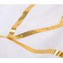 Gold Printed Geometry Shower Curtain Gold Stripe Waterproof Bath Curtains Bathroom For Bathtub Bathing Cover
