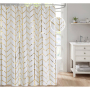 Gold Printed Geometry Shower Curtain Gold Stripe Waterproof Bath Curtains Bathroom For Bathtub Bathing Cover