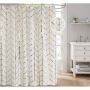 Gold Printed Geometry Shower Curtain Gold Stripe Waterproof Bath Curtains Bathroom For Bathtub Bathing Cover