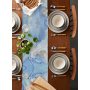 Waterproof Marble Table Runner for Dining Room Kitchen, Party Decor Tablecloth 13 Inch x36 Inch#