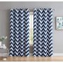 Chevron Print Thermal Insulated Blackout Curtain, Wholesale Amazon High Quality Hotel Blackout Curtain/