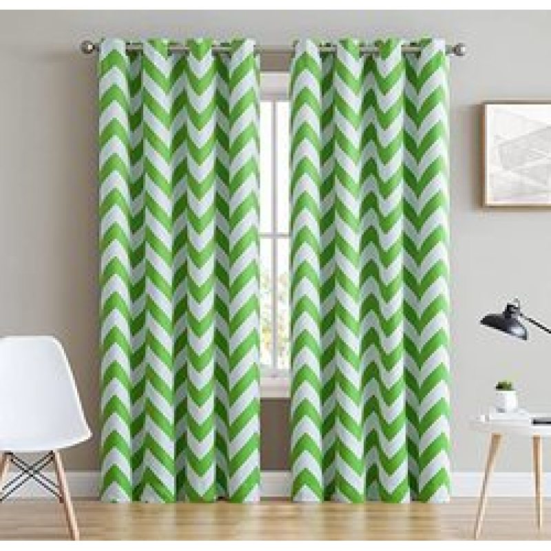 Chevron Print Thermal Insulated Blackout Curtain, Wholesale Amazon High Quality Hotel Blackout Curtain/