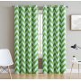 Chevron Print Thermal Insulated Blackout Curtain, Wholesale Amazon High Quality Hotel Blackout Curtain/