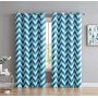 Chevron Print Thermal Insulated Blackout Curtain, Wholesale Amazon High Quality Hotel Blackout Curtain/